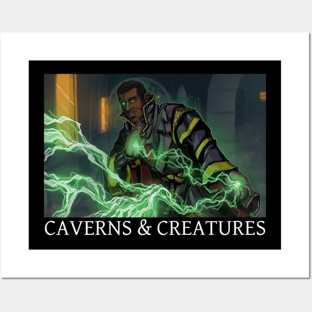 Caverns & Creatures: Eldritch Blast Wall Art by robertbevan